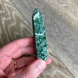 Green Spot Jasper Tower - Small